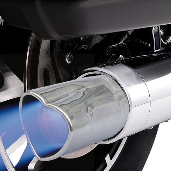 Weloille 2.48 Inch Heart-shaped Car Exhaust Muffler Tip, 1Pc Universal Chrome Plated Exhaust Tail Pipe, Rustproof Durable Modification Accessory for Most Car Exhaust SyStalks