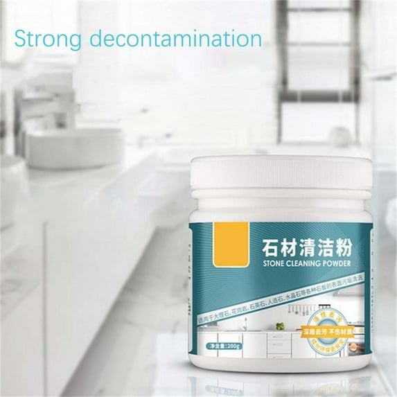 Weloille 200g Stone Cleaning Powder Kitchen Quartz Table Tile Cleaning Agent Strong Detergent Cleaning Agent