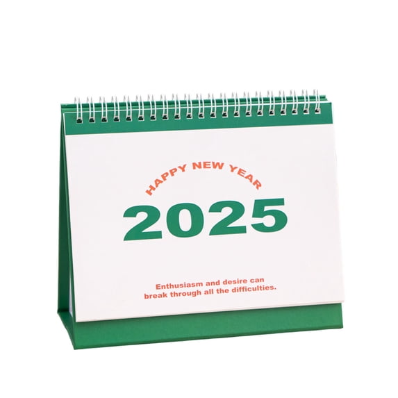 Weloille 2025 Desktop Calendar 2024 11-2025 12 Monthly Planner Office Calendar Portable Mini Calendar Desktop Accessory Vertical Flip Page Calendar for Home Classroom