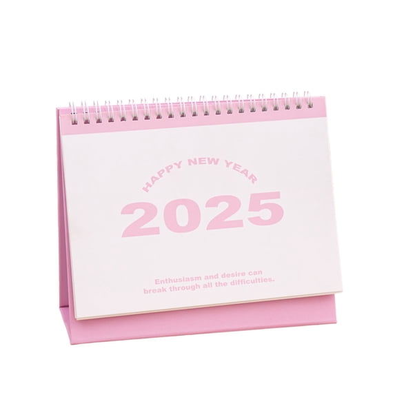 Weloille 2025 Desktop Calendar 2024 11-2025 12 Monthly Planner Office Calendar Portable Mini Calendar Desktop Accessory Vertical Flip Page Calendar for Home Classroom