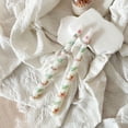 thumbnail image 1 of Weloille 2Pcs 0.82Ft Rose Printed Conical Taper Candles, Smokeless Dripless Long Burning Decorative Candle Set, for Wedding Party Holiday Table Decor, 1 of 7
