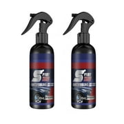 Weloille 2Pcs 120ml 3-in-1 Ceramic Car Coating Spray, Multi-Functional Coating Renewal Agent, Rayhong Spray Coating Agent, Fast-Acting Coating Spray, Waterless Wash, Nanotechnology