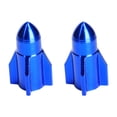 thumbnail image 1 of Weloille 2Pcs Aluminum Alloy Shape Bike Valve Cap, 1 of 1