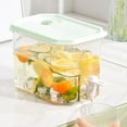 thumbnail image 1 of Weloille 3.5L Refrigerator Drink Dispenser with Spigot, Leak - Proof Cold Kettle Jar, Transparent Beverage and Juice Storage Container for Iced Drinks, 1 of 6