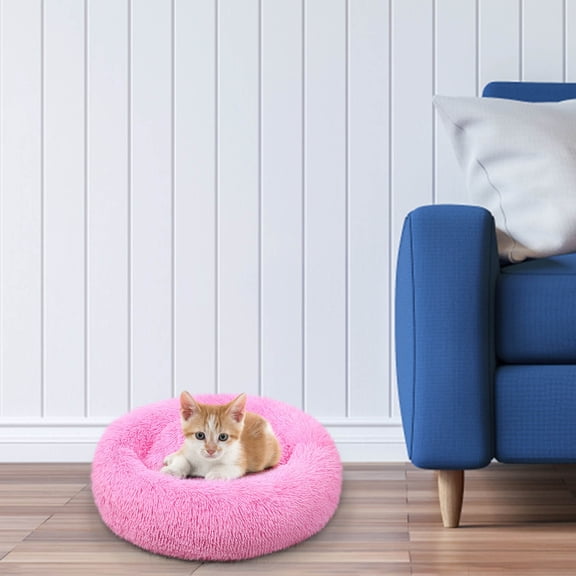 Weloille 30x30cm Dog Bed For Small Dogs Comfortable Plush Kennel Dogs Pet Litter Deep Sleep PV Litter Sleeping Bed