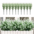 thumbnail image 1 of Weloille 35 Mesh Seagrass Lavender Wheat Ear Flower 10Pcs, Realistic Fake Floral Bunch Natural Look, Fade Resistant Waterproof Decor Flower, for Vase Table Wedding Outdoor Decor, 1 of 7