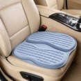 thumbnail image 1 of Weloille 3D Dual Cushion Gel Seat Cushion, 1.5 x 1.6 ft Non Slip Breathable Chair Pad, Cooling Ice Silk Comfort Butt Pillow, Pressure Relief Cushion for Car, Office, Home and Long Time Sitting, 1 of 6
