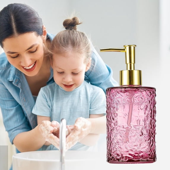 Weloille 3D Textured Liquid Dispenser Bottle 1 Piece, Leak-Proof Refillable Travel Size Container, BPA-Free Food-Grade Lotion Shampoo Bottle for Travel, Bathroom & Daily Use