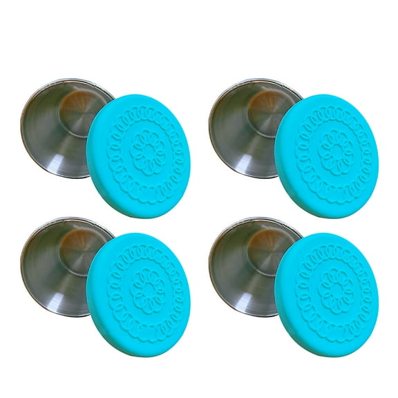 Weloille 4Pcs Dressing Container, Suitable for Lunch Box, Stainless Steel Condiment Container with Cover, Easy to Open, Leak Proof, Reusable Small Dip Cup