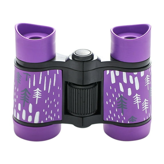 Weloille 4x30 Binoculars for Kids Mini Compact Binocuolar Toys Shockproof Small Telescope for Bird Watching Camping Outdoor Play