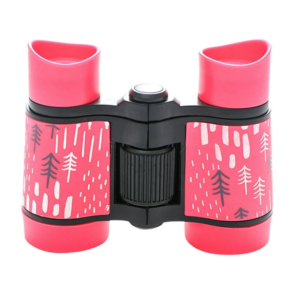 Weloille 4x30 Binoculars for Kids Mini Compact Binocuolar Toys Shockproof Small Telescope for Bird Watching Camping Outdoor Play