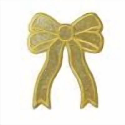 Weloille 5 Split Bowknot Embroidery Patch, Iron On Sew On Decorative Applique, Cute DIY Clothing Accessory for Jeans Jacket Bag Hat Dress Repair Decoration