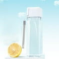 thumbnail image 1 of Weloille 500ml Squares Plastic Water Cup Minimalists Transparent Water Glass Popular Online Cup, 1 of 6