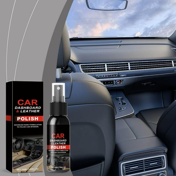 Weloille 50ml Leather Cleaner & Leather Conditioner Car Cleaning Supplies | UV Protection for Interior Accessories Steering Wheel Seat Dash Vinyl Shoe Polish Jacket