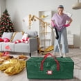 thumbnail image 1 of Weloille 7.5ft Christmas Tree Storage Bag, Waterproof PE Dust Cover, Heavy Duty Tear Resistant Large Capacity Sack for Holiday Christmas Tree Seasonal Organization, 1 of 5