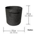 thumbnail image 1 of Weloille 7 Gallon Plant Grow Bags, Thickened Nonwoven Fabric Pots with Handles, Vegetable Planter Bags Containers, Cloth Planters for Garden, 1 of 1