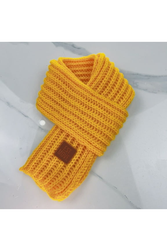 9 Colors Kids Scarf Boys Girls Baby Winter Warm Scarf Knit Shawl Scarf Children Neck Collar Keep Warm Accessories
