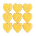 thumbnail image 1 of Weloille 9Pcs Heart-shaped Tealight Candles,Romantic Love Unscented Tea Lights Candles,Dripless & Long Lasting Smokeless Mini Tealight Candles for Romantic Decor,Pool,Home,Wedding, 1 of 3