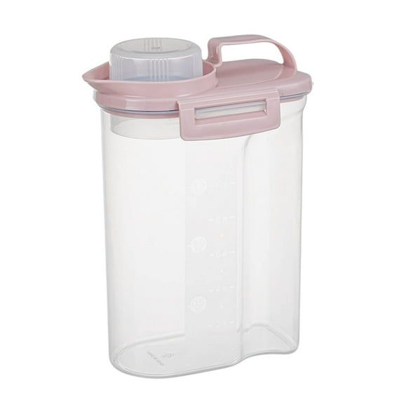 Weloille Airtight Food Storage Containers, Kitchen Airtight Jars With Lid Storage Box, Stackable Food Containers Kitchen Cabinets Organize Pet Food Treats