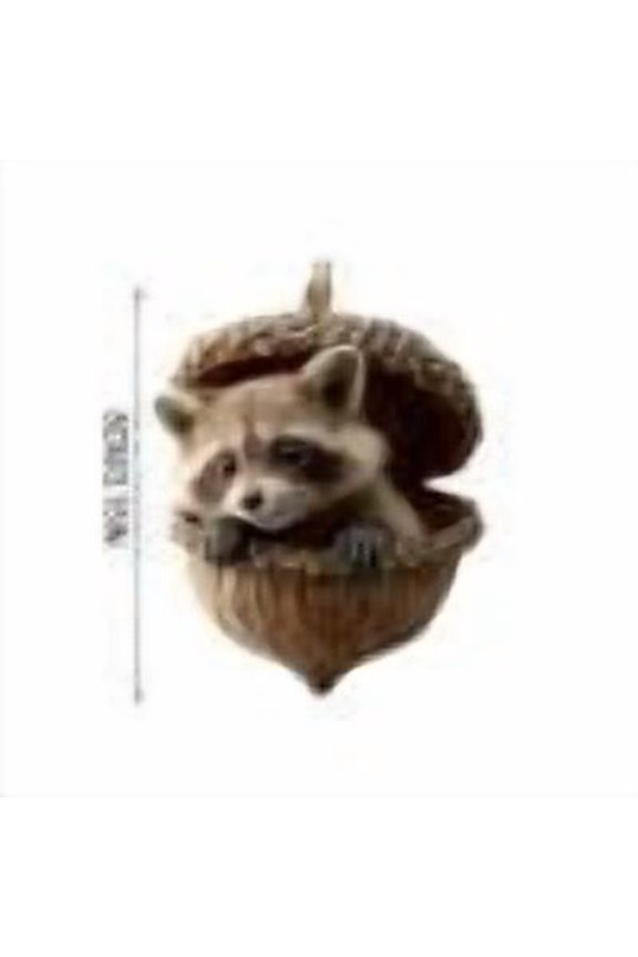 Animal Decorative Small Pendant 1 Piece, 0.26 Ft Size Resin Material Vivid Pattern, Cute Hanging Ornament for Backpack Keychain Christmas Tree Home Decor
