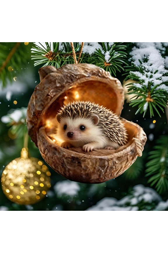 Animal Hanging Ornament, 1 Piece 3.15 Inch Small Animal Pendant, Cute Resin Hanging Decor, Non-Fading Ornament for Bag Keychain Christmas Tree Party Home Decoration