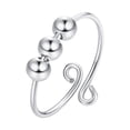 thumbnail image 1 of Weloille Anxiety Ring for Women Men Fidget Rings for Anxiety Anxiety Ring with Beads Spinner Ring for Anxiety Spinning Ring Fidget Jewelry, 1 of 1