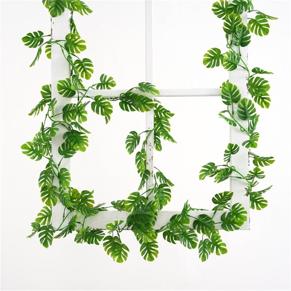 Weloille Artificial Hanging Vine Plant 1 Piece, Realistic Texture Lifelike Faux Greenery, UV Resistant Long Lasting Decorative Creeper, Home Decor for Bedroom Living Room Wall Balcony