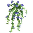 thumbnail image 1 of Weloille Artificial Morning - Glory Wall - Hanging Decor, Plastic/Cloth - Made Fake Flower Vines for Home and Outdoor Decoration, Suitable for Wedding, Photography Props, 1 of 6
