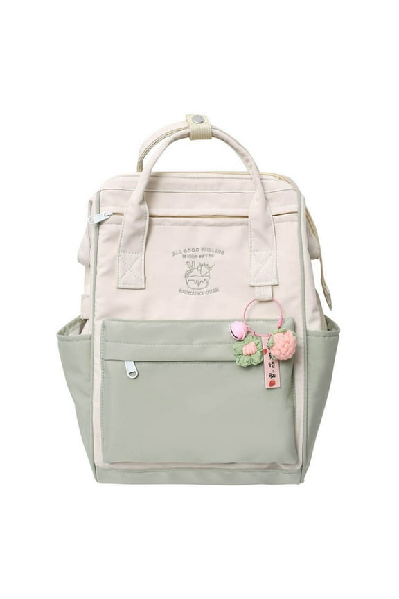 Back-to-school Season Large Capacity Junior High School Student Backpack Color Matching Foolproof Backpack New Student Backpack