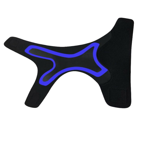 Weloille Basketball Football Ankle Sprain Protection Ankle Cuff (One Right Foot, Blue)
