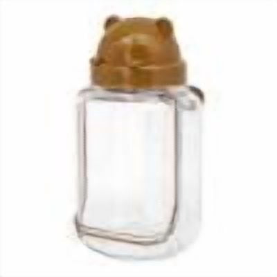 Weloille Bear Salad Jar 1 Piece, Cute Kitchen Storage Container, Plastic Measuring Salad Bowl, Leak-proof Design, Easy to Clean, Suitable for Home and Restaurant Use