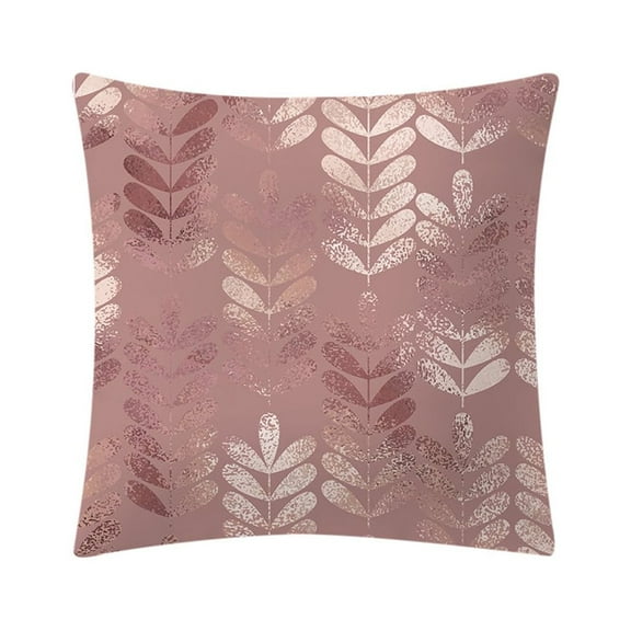 Weloille Bedroom Sofa Decoration Pillowcases Elegant Rose Gold Cushion Case Throw Pillow Covers