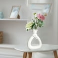 thumbnail image 1 of Weloille Black White Vase Ornaments Living Room Desktop Porch Decoration Flower Inserts Resin Ornaments Flower Pots, 1 of 3