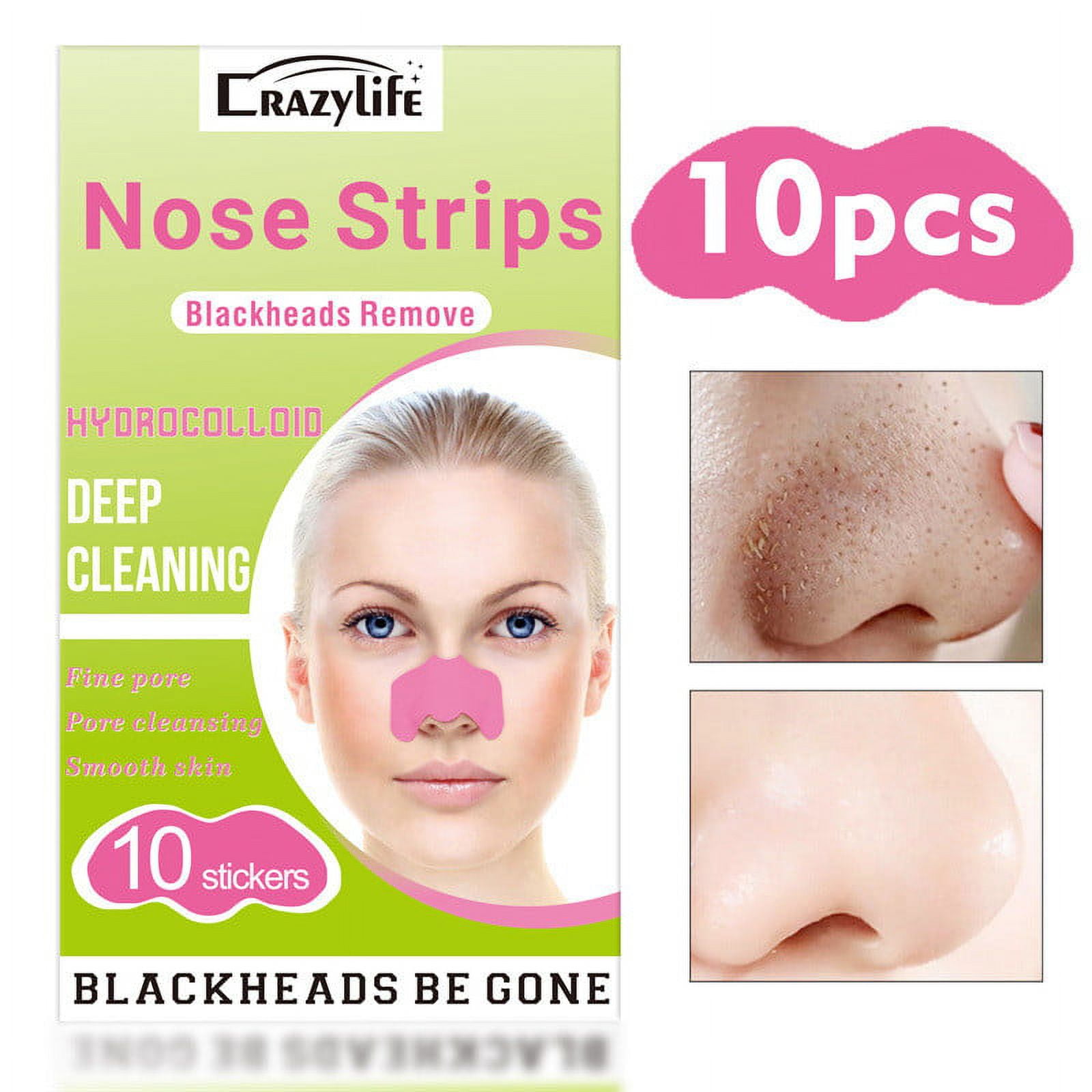 Weloille Blackhead Remover, Patch Melting Pack Nose Strips For