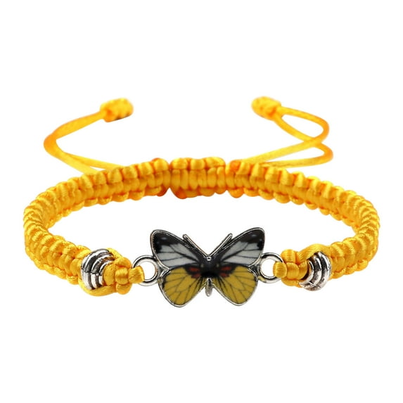 Weloille Bracelet Lovers' Bracelet Hand Woven Valentine's Day Bracelet Girlfriends Jewelry
