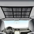 thumbnail image 1 of Weloille Car Ceiling Cargo Net Pocket, Car Mesh Organizer, Interior Roof Cargo Net, Universal Auto Accessories Adjustable Buckle Roof Storage for Truck SUV Travel Long Road Trip, 1 of 9