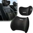 thumbnail image 1 of Weloille Car Lumbar Support Pillow and Car Neck Pillow Kit, Ergonomic Car Seat Headrest & Lumbar Cushion for Neck Back Pain Relief, for Office Chair/Truck/Wheelchair, 1 of 6