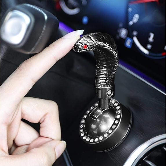 Weloille Car Push Start Button Rocker Lever 1 Pcs, Universal Metal One Button Start Lever, Scratch Resistant Ignition Button Decor for Car Interior Modification Switch Protection