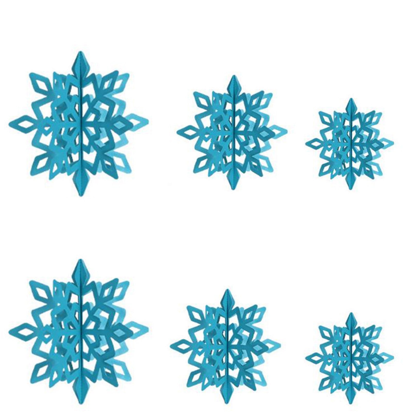 Weloille Christmas Hanging Snowflake Decorations, Snowflakes Hanging