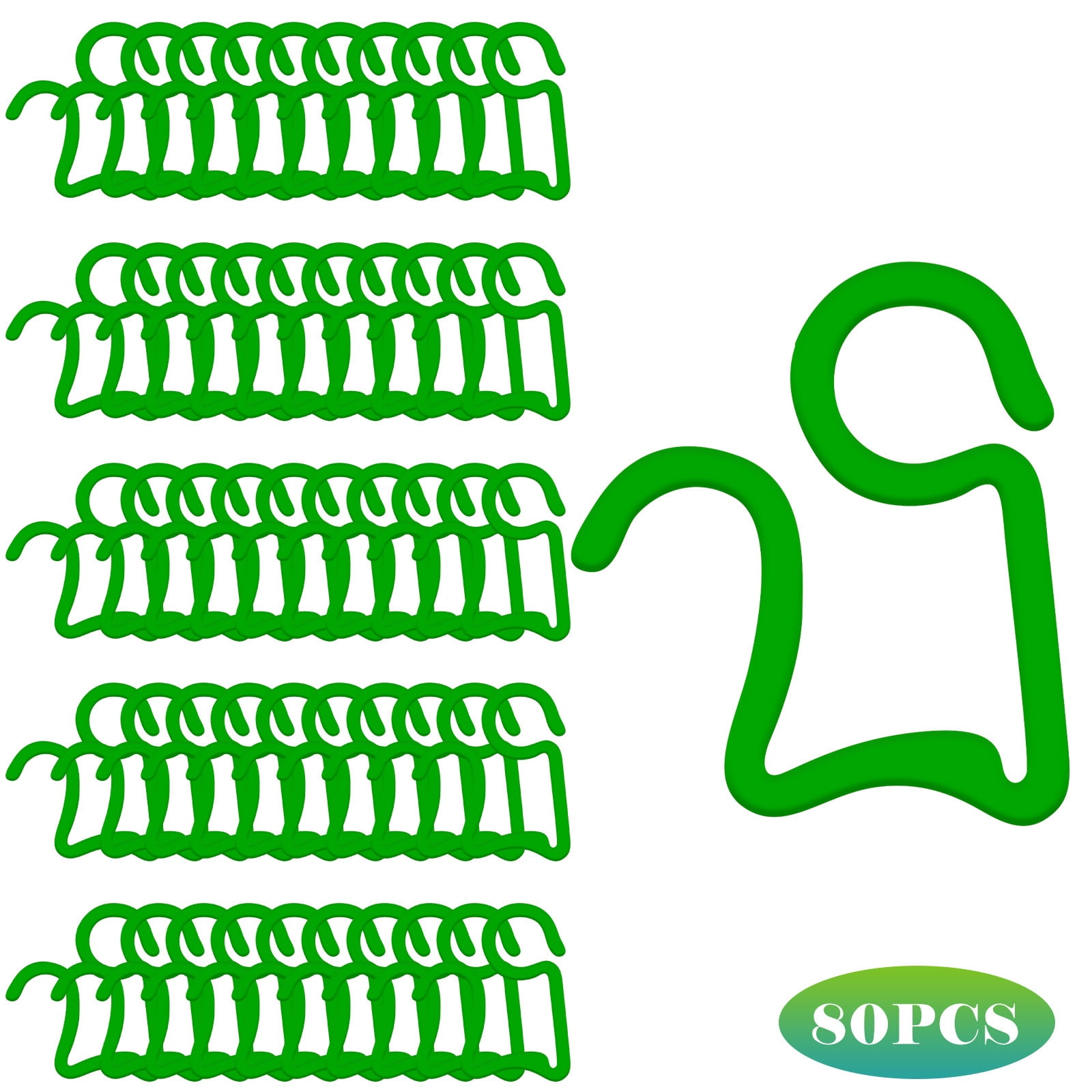 Weloille Christmas Light Clip Outdoor Holiday Gutter Hook Plastic