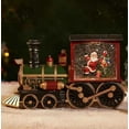 thumbnail image 1 of Weloille Christmas Train Snow Globe, Lighted-up Battery Operated Glittering Lantern for Christmas Table Centerpiece Decoration and Gift, 1 of 4