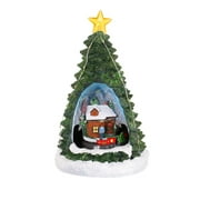 Weloille Christmas Tree Music Boxes Mini Tabletop Christmas Tree Musical Figurine Wind Up Music Box Desktop Decoration for Christmas Birthday Gift