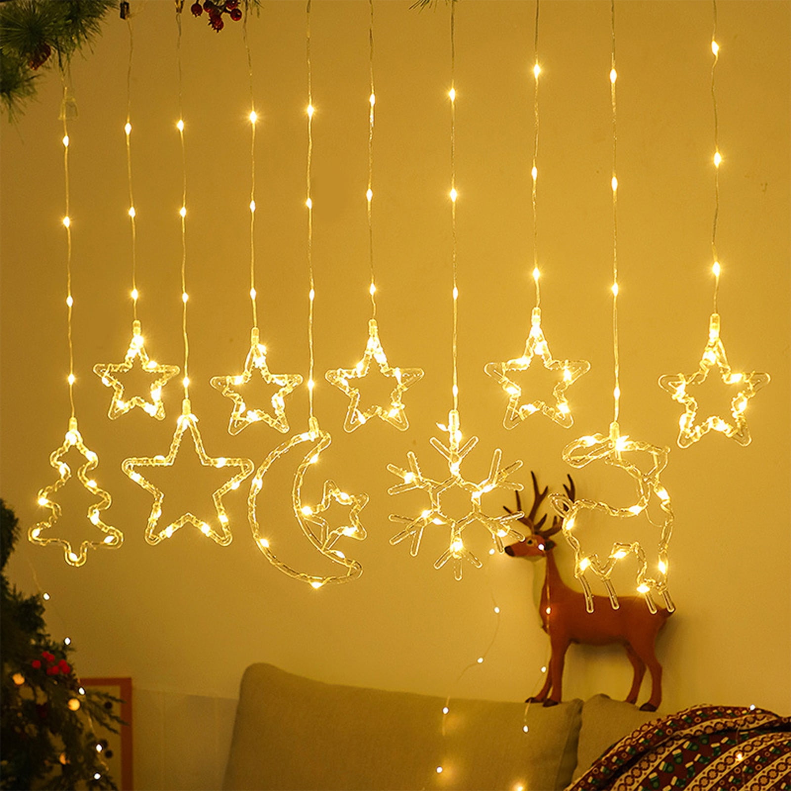 Weloille Christmas Window Lights, Christmas Window Decorations Lighted