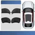 thumbnail image 1 of Weloille 4Pcs Stretchy Mesh Car Window Screen Sun Shade Mosquito Net Cover Reduce Heat Privacy Shade for Car Camping Trip, 1 of 6