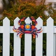 thumbnail image 1 of Weloille Iron Crab Wall Art Decor,Decoration for Outdoor Indoor,Nautical Hanging Art Stained Glass with Metal for Garden Pool Patio Balcony Kitchen or Bathroom, 1 of 6
