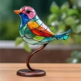 thumbnail image 1 of Weloille Colorful Bird Decorations Home Decoration Decorations Flower Bird Pendants Bird Group Decorations (1 Bird), 1 of 7