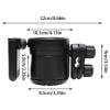 Weloille Cup Holder, Universal 2 in 1 Drink Holder Phone Mount, Stable Anti-Slip Adjustable Bracket, Multifunctional Organizer for Stroller Scooter Bicycle Outdoor Travel