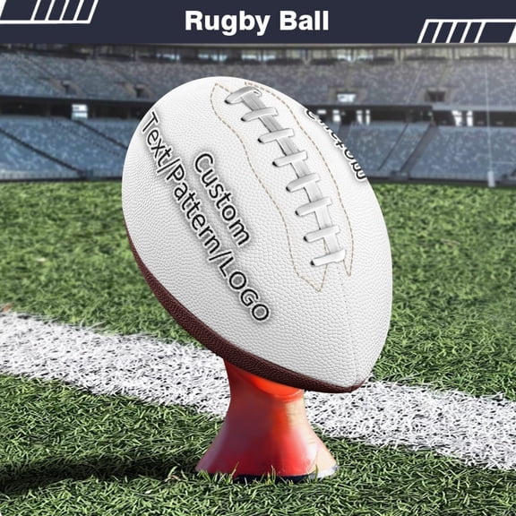 Weloille Custom Photo Training Football PU Leather Personalized Sports Gift for Fans Birthday Present