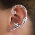 thumbnail image 1 of Weloille Cute Cartoon Animals Stereo Cat Earrings, 1 of 2