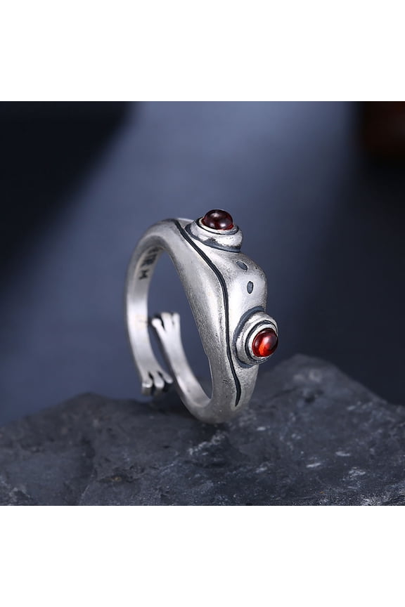Cute Little Fashion Frog Ring Woman Personality Opening Size